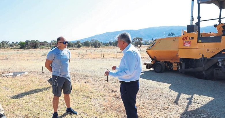 Asfalt çalışması başladı