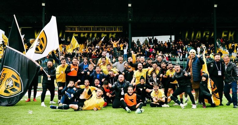 Aliağaspor Futbol Kulübü ligde liderliğini sürdürdü