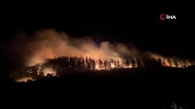 Çanakkale Eceabat’ta orman yangını | Alevlerle mücadele sürüyor