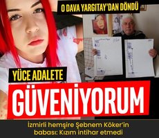 Yüce adalete güveniyorum
