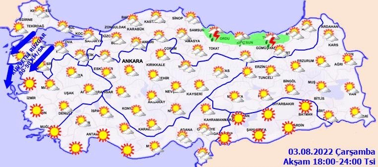 İzmir ve Ege’de bugün hava nasıl olacak? 3 Ağustos hava durumu raporu