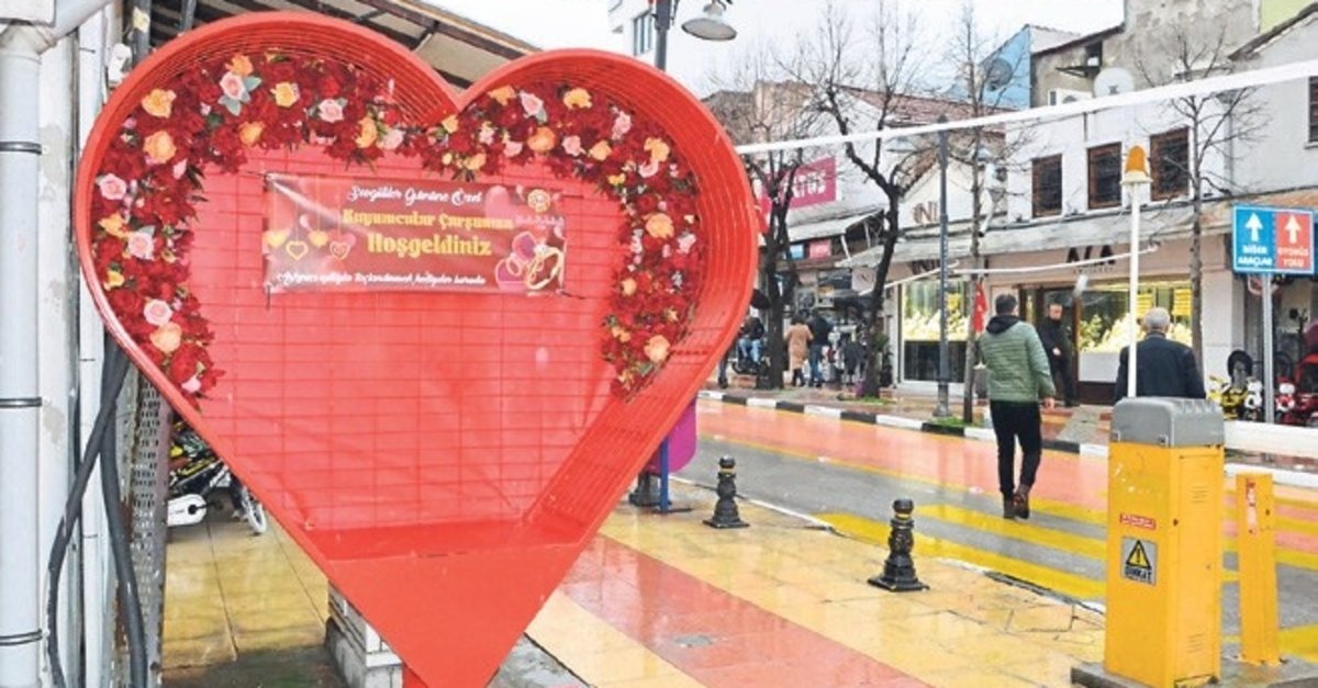 Kuyumcular çarşısı 14 Şubat’a hazır