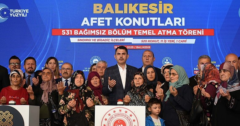 Balıkesir - Sındırgı’da deprem konutlarının temeli atıldı