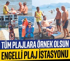 Tüm plajlara örnek olsun