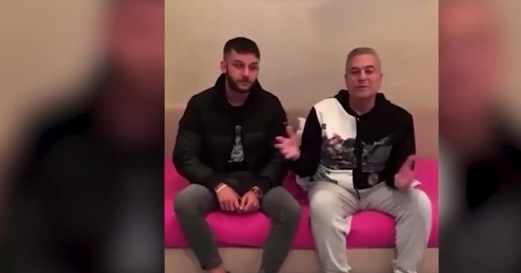 Mehmet Ali Erbil Ece Ronay’ın nişanlısıyla video çekti