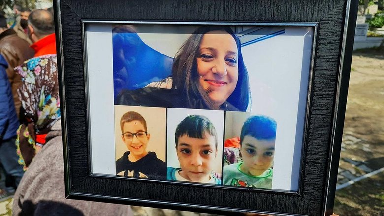 Feci şekilde can vermişlerdi! Ölen anne ve 3 çocuğunun cenazesinde ağıtlar yürekleri yaktı