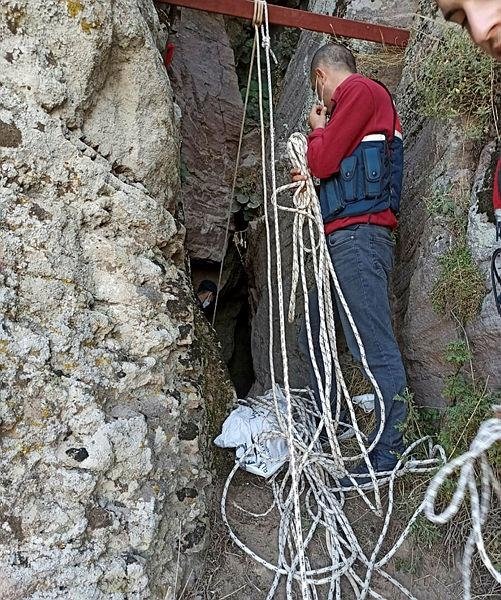 Kaçak kazı yapanlar jandarmaya takıldı