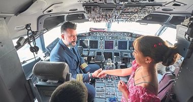 Pilot olmak isteyen Yağmur’un ilk uçuşu