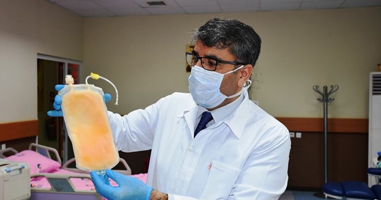 ‘Plazma verilen hastanın durumu iyiye gidiyor’