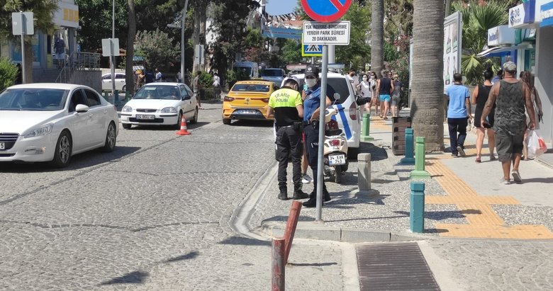Turizm kenti Datça’da motosikletlere yönelik denetlemeler artırıldı