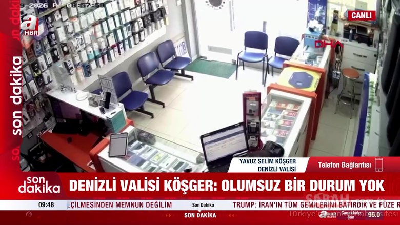Denizli'de 5,1 büyüklüğünde deprem! Vali Köşger'den açıklama | Video