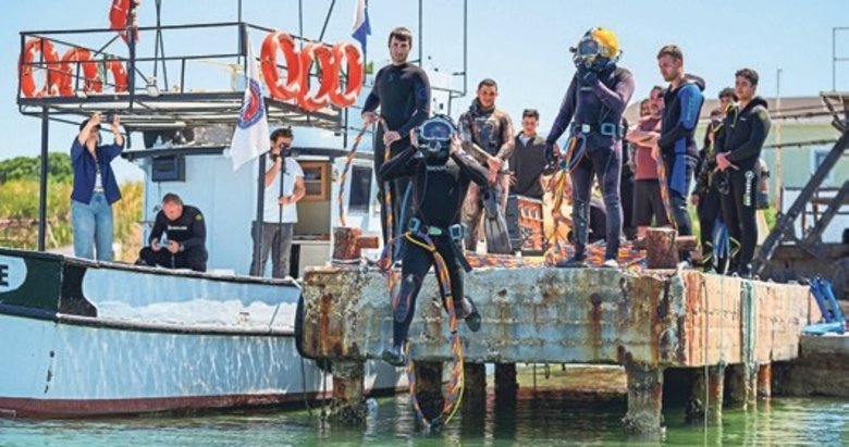 Geleceğin sanayi dalgıçları Çanakkale’de hazırlanıyor
