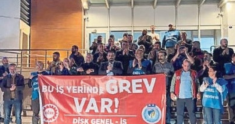 Çiğli’de işçiler greve gitti