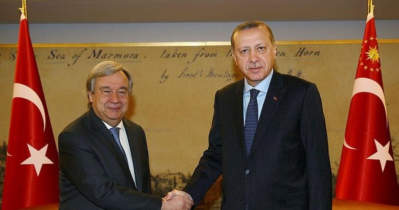 Başkan Erdoğan BM Genel Sekreteri Guterres’i kabul edecek