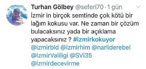 Lağım kokusu İzmir’i bezdirdi