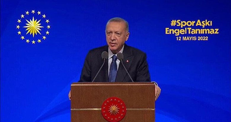 Başkan Erdoğan’dan Özel Eğitim Okullarına Spor Malzemesi Dağıtım Töreni’nde önemli mesajlar