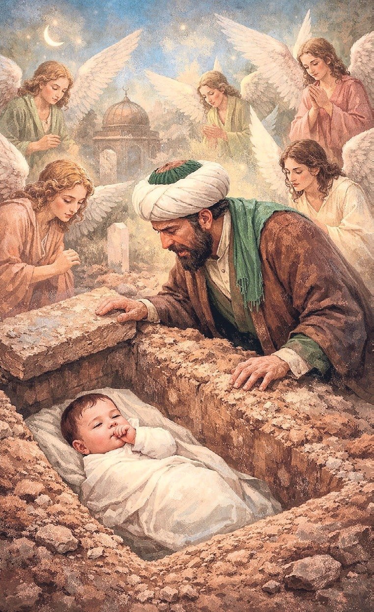 Kabirde doğan mucize bebek: ‘İbn-i Melek'