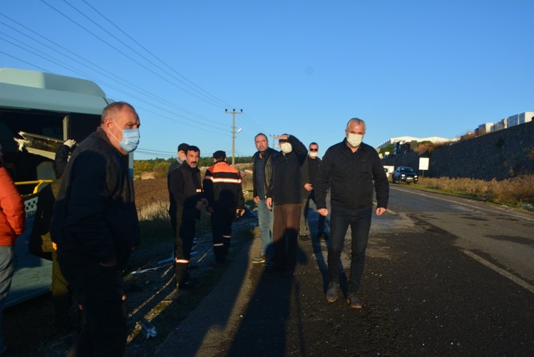 Ayvalık’ta bozuk yol ve güneş kazaya neden oldu
