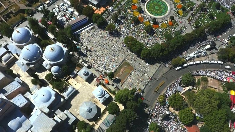 86 yıllık zincir kırıldı! Ayasofya Camii’nde ilk cuma namazı