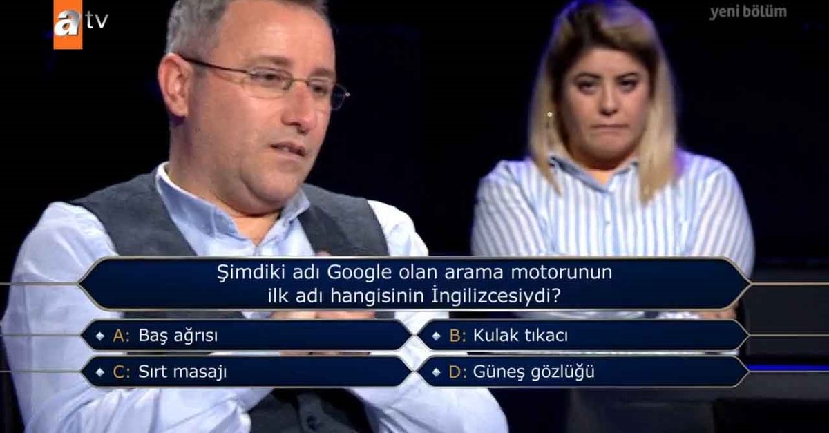 milyoner deki google sorusu geceye