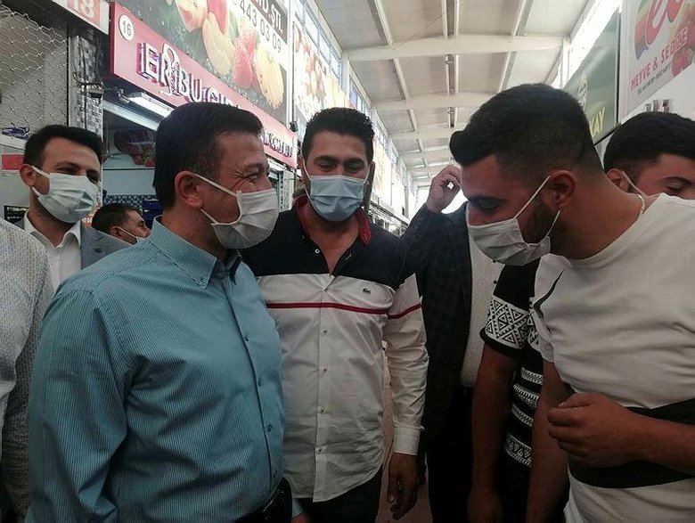 AK Parti’li Hamza Dağ, hal esnafını ziyaret etti! Kılıçdaroğlu'nun o sözlerine tepki