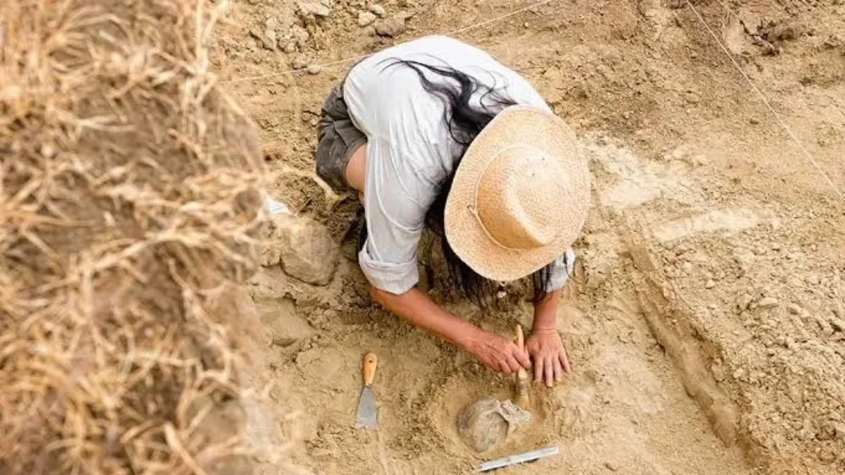 İzmir'de 1200 yıllık mezarda prematüre ikiz bebek kalıntıları bulundu
