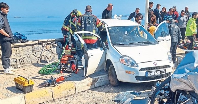 İki otomobilin çarpıştığı kazada lise öğrencisi öldü