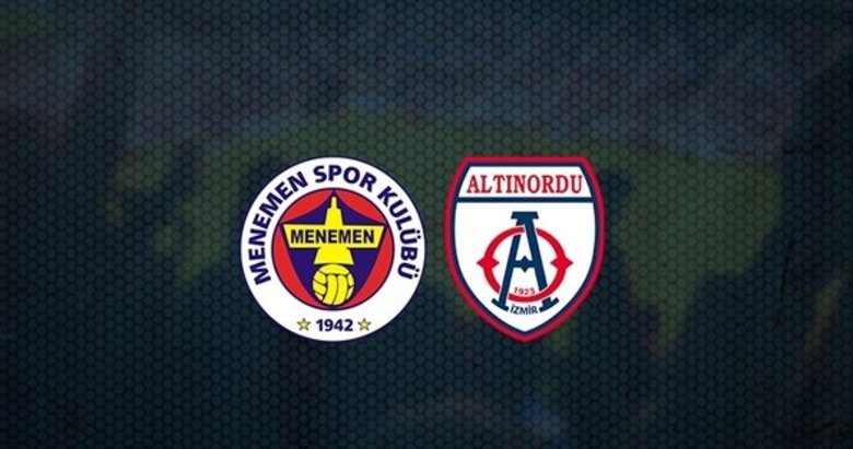 Menemenspor - Altınordu FK maçı ne zaman? Saat kaçta? Hangi kanalda yayınlanacak? Maçın hakemi kim?