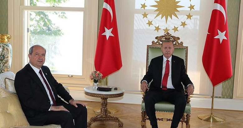 Başkan Erdoğan, KKTC Başbakanı Tatar’ı kabul etti