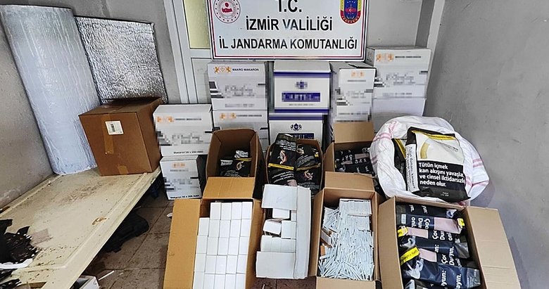 İzmir’de kaçak sigara operasyonu: 5 gözaltı
