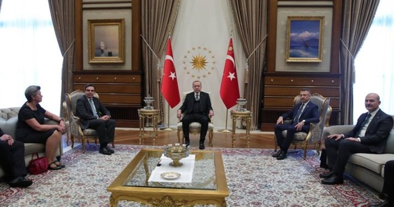 Başkan Erdoğan, AB Komisyon Başkan Yardımcısı Johansson’u kabul etti
