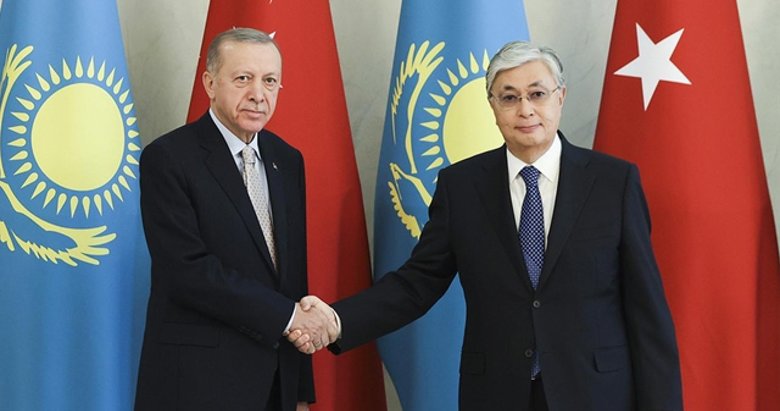 Başkan Erdoğan, Kazakistan Cumhurbaşkanı Tokayev ile görüştü