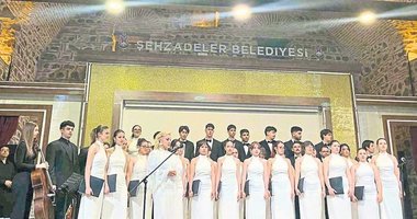 Çoksesli korodan muhteşem konser