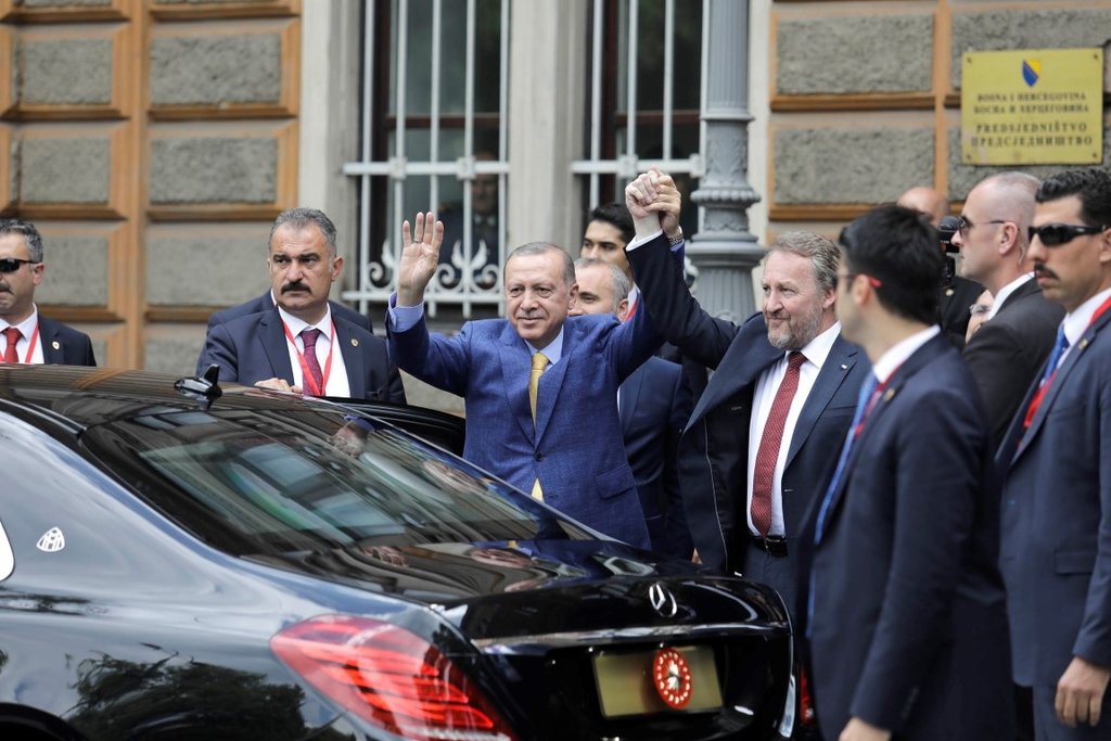 Cumhurbaşkanı Erdoğan, Bosna Hersek’te böyle karşılandı