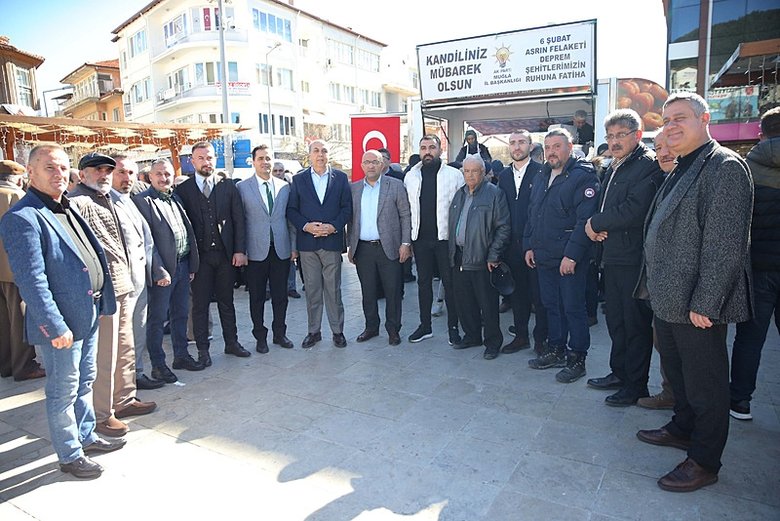 Muğla’da Ayaydın’dan, depremzede aileye ziyaret