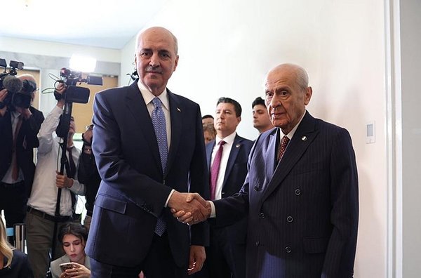TBMM Başkanı Kurtulmuş, MHP Genel Başkanı Bahçeli’yi ziyaret etti