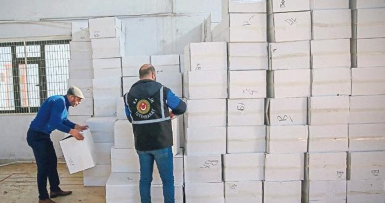 Kaçak sigaralar eski okulda ele geçirildi