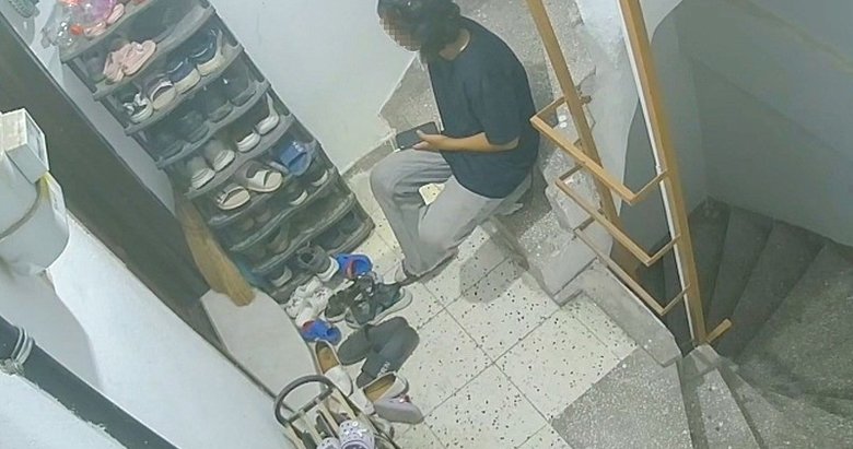Manisa’da ayakkabı hırsızı güvenlik kameralarına yakalandı: Beğendiklerini çaldı!