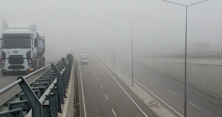 İstanbul-Çanakkale yolunda yoğun sis