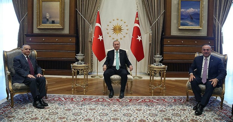 Başkan Erdoğan, Irak Dışişleri Bakanı ve Savunma Bakanını kabul etti