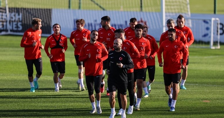 A Milliler, Almanya ve Galler maçı hazırlıklarını sürdürüyor
