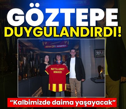 Göztepe Mattia Ahmet Minguzzi’yi unutmadı