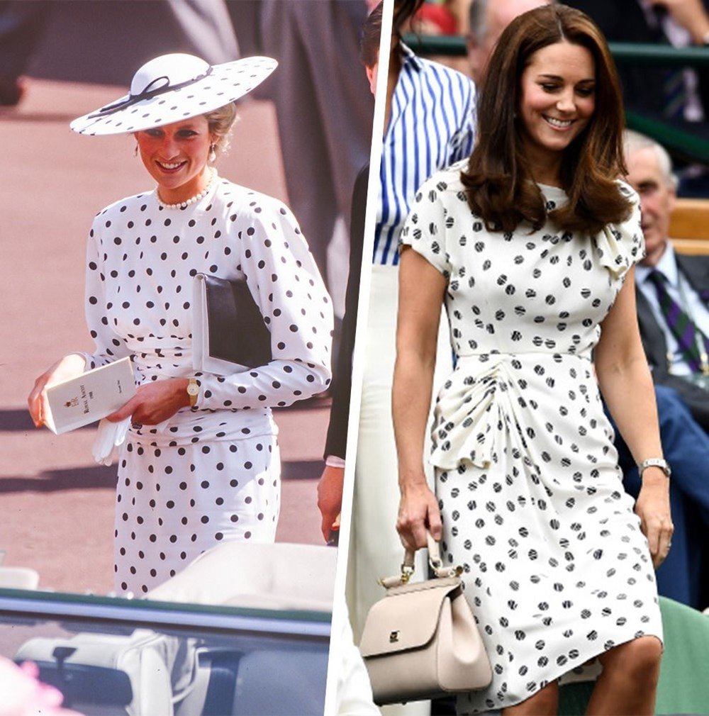 İkisinin birbirinden farkı yok! Kate Middleton, Prenses Diana’yı taklit ediyor! Sizce hangisi?