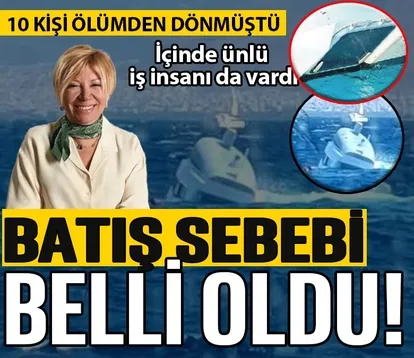 Katamaranın batış sebebi açık pencere