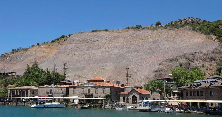 Assos Antik Limanı’ndaki tesisler yeniden açıldı! Kaya ıslah çalışmaları tamamlandı