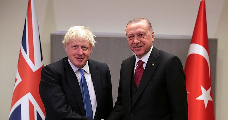 Başkan Erdoğan, İngiltere Başbakanı Johnson ile görüştü