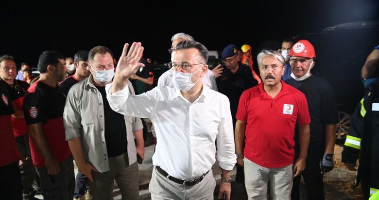 Aydın Valisi Aksoy, Çine’deki yangını değerlendirdi