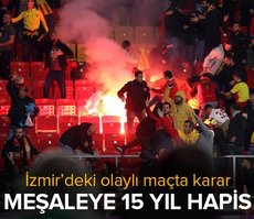 İzmir’deki olaylı maçta karar! Göztepe-Altay maçında meşaleyi atan sanığa 15 yıl hapis