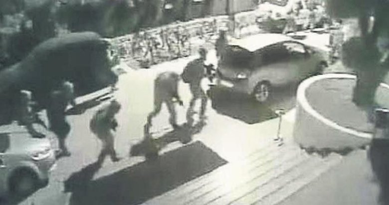 Çatışmanın izleri o otelde duruyor