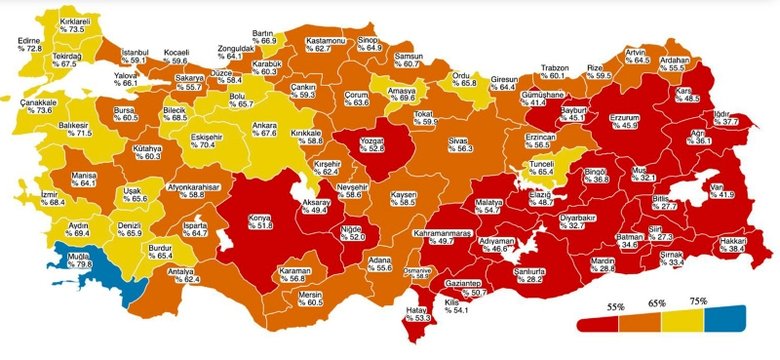 Türkiye’nin tek ’mavi’ ili Muğla aşılamada hız kesmiyor